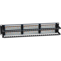 Патч-панель Cabeus 2U, 48 портов, RJ-45, категория 6a, PL-48-Cat.6a-Dual
