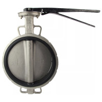 Затвор дисковый поворотный DN.ru 316L-316L-EPDM Ду250 Ру16 с рукояткой D050-01333