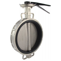 Затвор дисковый поворотный DN.ru 316L-316L-EPDM Ду250 Ру16 с рукояткой D050-01333