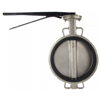 Затвор дисковый поворотный DN.ru 316L-316L-EPDM Ду250 Ру16 с рукояткой D050-01333