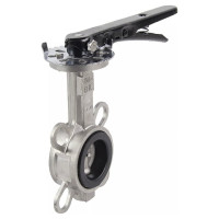 Затвор дисковый поворотный DN.ru 316L-316L-EPDM Ду50 Ру16 с рукояткой D050-01383