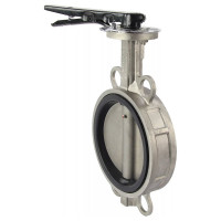 Затвор дисковый поворотный DN.ru 316L-316L-EPDM Ду300 Ру16 с рукояткой D050-01349