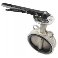 Затвор дисковый поворотный DN.ru 316L-316L-EPDM Ду300 Ру16 с рукояткой D050-01349