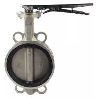 Затвор дисковый поворотный DN.ru 316L-316L-EPDM Ду300 Ру16 с рукояткой D050-01349