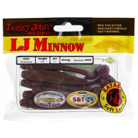 Съедобные искусственные виброхвосты LUCKY JOHN LJ Pro Series MINNOW 3.3in, цвет S13, 7шт. 140143-S13