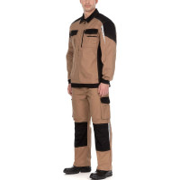 Костюм СОЮЗСПЕЦОДЕЖДА STATUS NEW, бежевый/черный, р.52-54, рост 170-176 2000000083346