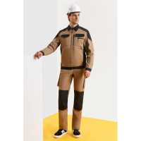 Костюм СОЮЗСПЕЦОДЕЖДА STATUS NEW, бежевый/черный, р.52-54, рост 170-176 2000000083346