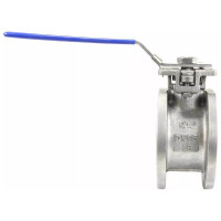 Шаровой полнопроходной кран DN.ru КШмФП.316.200 Ду65 Ру16 с ISO-фланцем, межфланцевый D160-04808