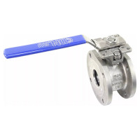 Шаровой полнопроходной кран DN.ru КШмФП.316.200 Ду65 Ру16 с ISO-фланцем, межфланцевый D160-04808