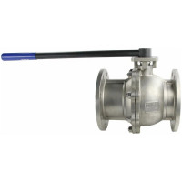 Шаровой кран DN.ru КШФП.316.200 Ду150 Ру16 с рукояткой D160-04822