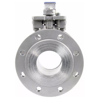 Шаровой полнопроходной кран DN.ru КШмФП.316.200 Ду80 Ру16 с ISO-фланцем, межфланцевый D160-04809