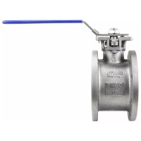 Шаровой полнопроходной кран DN.ru КШмФП.316.200 Ду80 Ру16 с ISO-фланцем, межфланцевый D160-04809