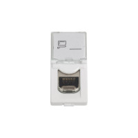 Вставка LANMASTER Mosaic 22.5x45, RJ-45 STP, категория6, белая LAN-SIP-22S6-WH