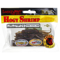 Съедобные искусственные виброхвосты LUCKY JOHN LJ Pro Series HOGY SHRIMP 3.0in, цвет PA03, 10шт. 140140-PA03