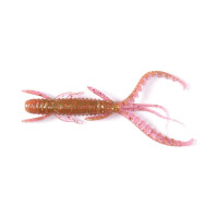 Съедобные искусственные виброхвосты LUCKY JOHN LJ Pro Series HOGY SHRIMP 2,2in, цвет S14, 10шт. 140163-S14