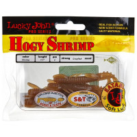 Съедобные искусственные виброхвосты LUCKY JOHN LJ Pro Series HOGY SHRIMP 3.5in, цвет S18, 5шт. 140174-S18
