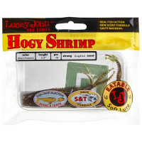 Съедобные искусственные виброхвосты LUCKY JOHN LJ Pro Series HOGY SHRIMP 2,2in, цвет PA03, 10шт. 140163-PA03