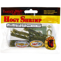 Съедобные искусственные виброхвосты LUCKY JOHN LJ Pro Series HOGY SHRIMP 3.5in, цвет PA01, 5шт. 140174-PA01