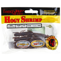 Съедобные искусственные виброхвосты LUCKY JOHN LJ Pro Series HOGY SHRIMP 3.5in, цвет S19, 5шт. 140174-S19