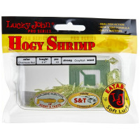 Съедобные искусственные виброхвосты LUCKY JOHN LJ Pro Series HOGY SHRIMP 2,2in, цвет S15, 10шт. 140163-S15