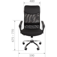 Компьютерное кресло CHAIRMAN 610 черный 00-07001685