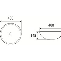 Накладная раковина WeltWasser WW ELBACH 400х400х145 3003 10000003852