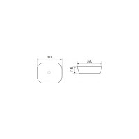 Накладная раковина WeltWasser WW ELBACH матовая черная, 370х370х115 2184 MB 10000004527