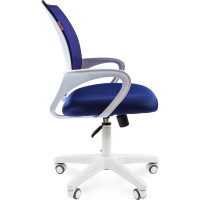 Компьютерное кресло CHAIRMAN 696 белый пластик TW-10/TW-05 синий 00-07014839