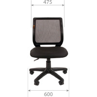 Компьютерное кресло CHAIRMAN 699 TW серый без подлокотников 00-07059212