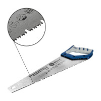 Ножовка по дереву КОБАЛЬТ 400 мм, шаг 3,5 мм 792-964