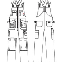 Полукомбинезон СОЮЗСПЕЦОДЕЖДА Union Space, темно-синий, р. 52-54/рост 170-176 2000000112381