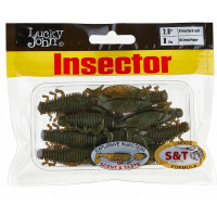 Съедобные искусственные виброхвосты LUCKY JOHN LJ Pro Series INSECTOR 2,8in, цвет S67, 8шт. 140184-S67