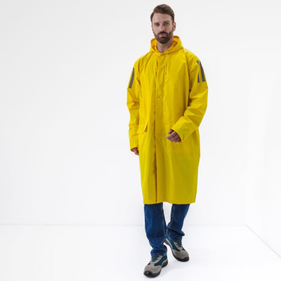 Влагозащитный плащ Delta Plus МА400, желтый, размер XL MA400JAXG