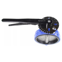 Поворотный дисковый затвор DN.ru WCB-316L-NBR Ду300 Ру16 с рукояткой D050-02180