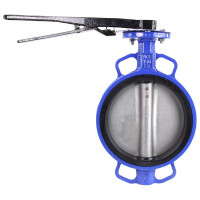 Поворотный дисковый затвор DN.ru WCB-316L-NBR Ду300 Ру16 с рукояткой D050-02180