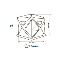 Палатка HIGASHI Penta 01392