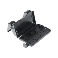 Металлический дырокол BERLINGO Universal 10 листов, черный, с линейкой DDm_10011