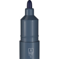 Маркер перманентный Berlingo "Multiline PE200" синий, пулевидный, 2мм, 12 шт. PM6103