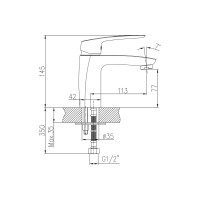 Смеситель для раковины Haiba HB10183