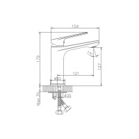 Смеситель для раковины Haiba HB10533-3
