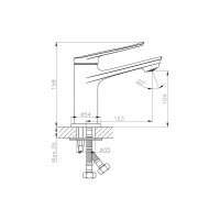 Смеситель для раковины Haiba HB10595