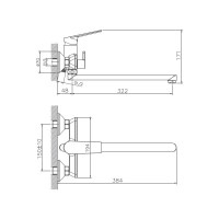 Смеситель для ванны Haiba HB22533-3