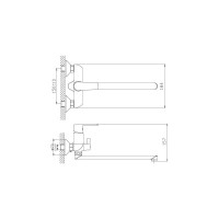 Смеситель для ванны Haiba HB22804