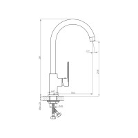 Смеситель для кухни Haiba HB70590 026-6748