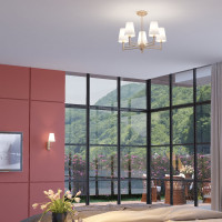 Потолочная люстра LUMION DORIS ткань, E14, 5х40W 4436/5C