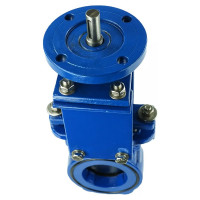 Задвижка шиберная DN.ru GGG40-SS304-NBR-2W-ISO Ду80 Ру10 с голым штоком и ISO-фланцем D040-03151