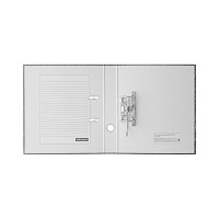 Папка-регистратор OfficeSpace 70 мм, мрамор, черная, бюджет 251891