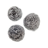 Металлические губки для посуды OfficeClean спиральные, 3 шт, 6х5 см 20 г 265291