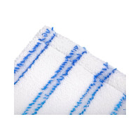 Насадка-моп для швабры OfficeClean Professional с карманами, микрофибра, абразив, бело-синяя 303082