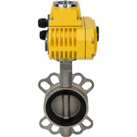 Затвор DN.ru 316L-316L-NBR Ду250 Ру16 с электроприводом QT-040 220В D050-01501